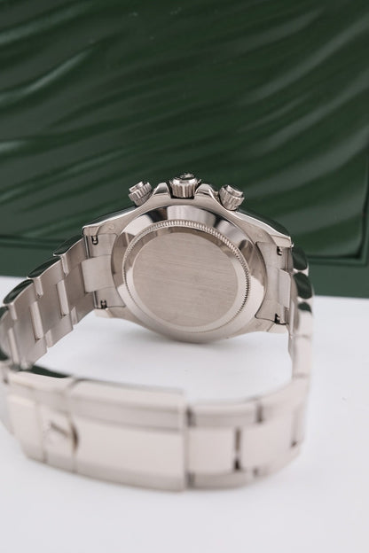 Daytona White Gold 116509 Box + original Papers LC100 White Dial 2005