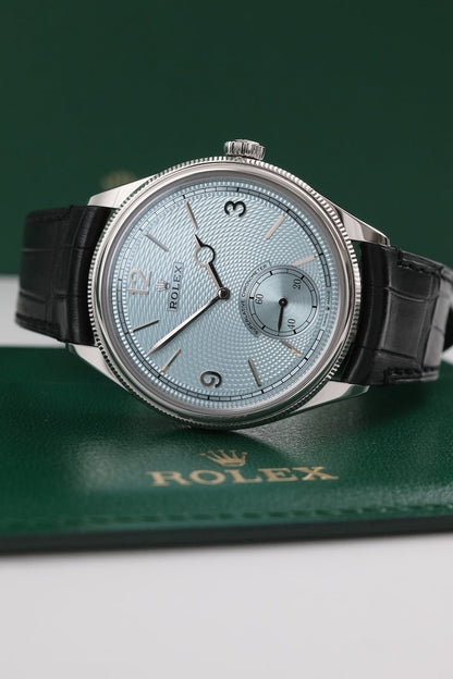 1908 52506 Box + Papers Platinum 2025 Ice Blue Dial