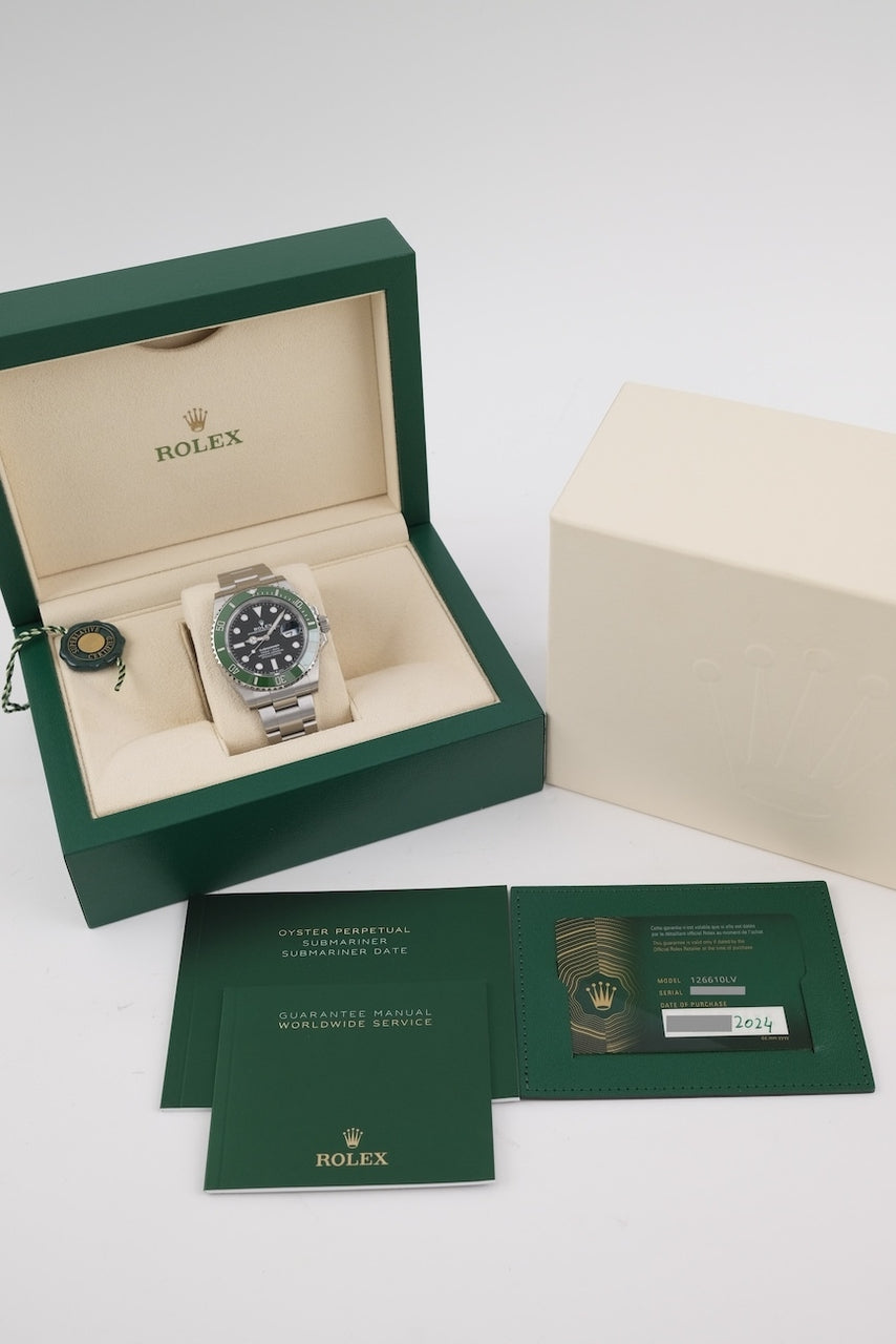 Submariner Date 126610LV Box + Papers 2024
