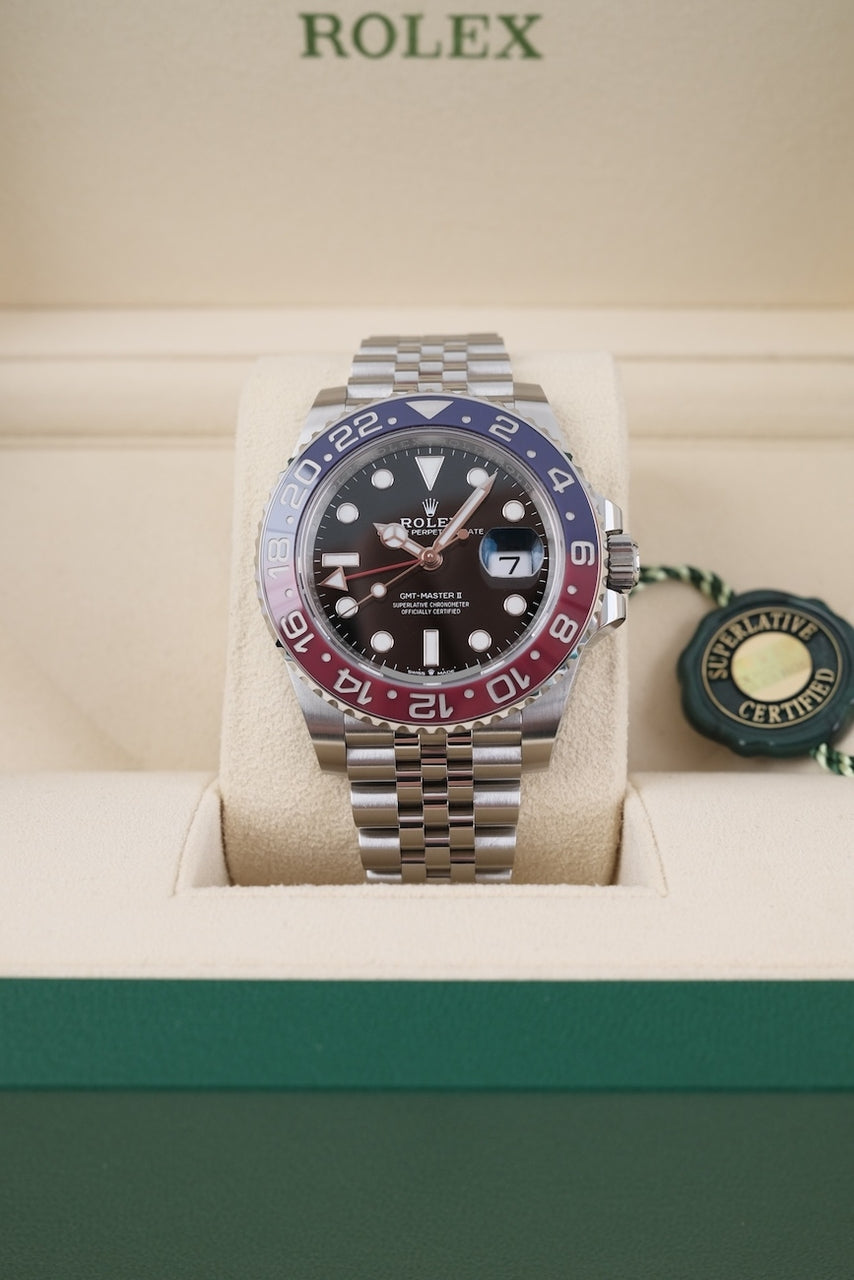 GMT-Master II 126710BLRO Box + Papers Pepsi Jubilee 2022